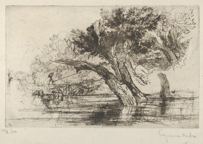 Penton Hook, 1864, 1864. tekijältä Francis Seymour Haden