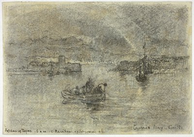 Sateenkaari Cascaisin lahden yli, Sintra, Portugali tekijältä Francis Seymour Haden