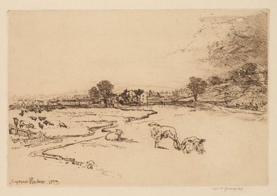 Sawley Abbey tekijältä Francis Seymour Haden