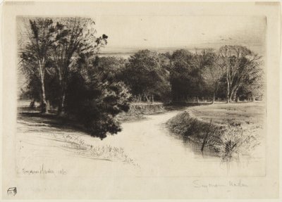 Auringonlasku Irlannissa tekijältä Francis Seymour Haden