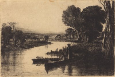 Thamesin kalastajat tekijältä Francis Seymour Haden