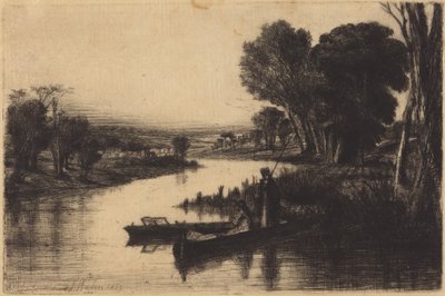 Thamesin kalastajat tekijältä Francis Seymour Haden