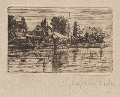 Thames Side tekijältä Francis Seymour Haden