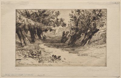 Rakastajien kävely (Toinen lautanen) tekijältä Francis Seymour Haden