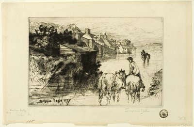 Warehamin silta tekijältä Francis Seymour Haden