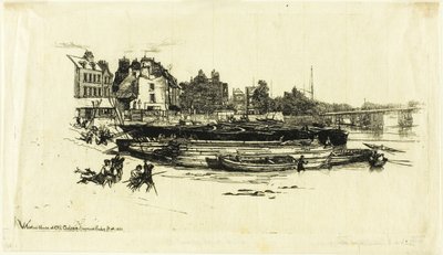 Whistlerin talo, Old Chelsea tekijältä Francis Seymour Haden