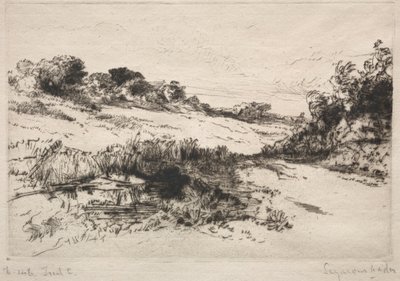 Tuulimyllykukkula, nro 1, 1877. tekijältä Francis Seymour Haden