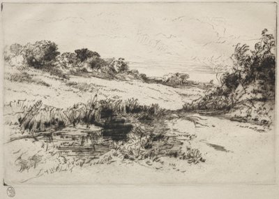 Tuulimyllykukkula, nro 1, c. 1877 ja myöhemmin. tekijältä Francis Seymour Haden