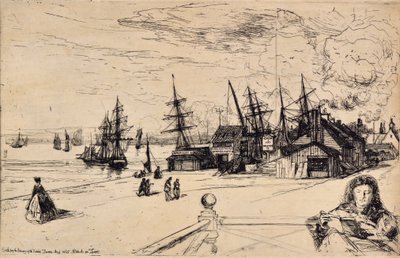 Yacht Tavern, Erith tekijältä Francis Seymour Haden