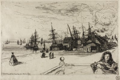 Yacht Tavern, Erith, 1865 tekijältä Francis Seymour Haden