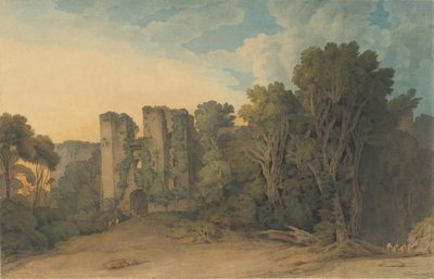 Berry Pomeroyn linna Devonin piirikunnassa, 1775-1805. tekijältä Francis Towne