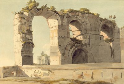 Claudian Aqueduct, Rooma tekijältä Francis Towne