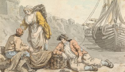 Kalastajat koreilla ja verkoilla tekijältä Francis Wheatley