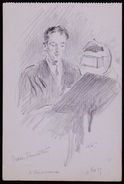 AK Lawrencen muotokuva tekijältä Francis Wilfred Lawson