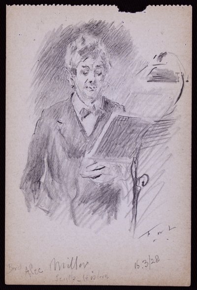 Alec Millerin muotokuva tekijältä Francis Wilfred Lawson