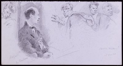 Arthur Rackhamin muotokuva tekijältä Francis Wilfred Lawson