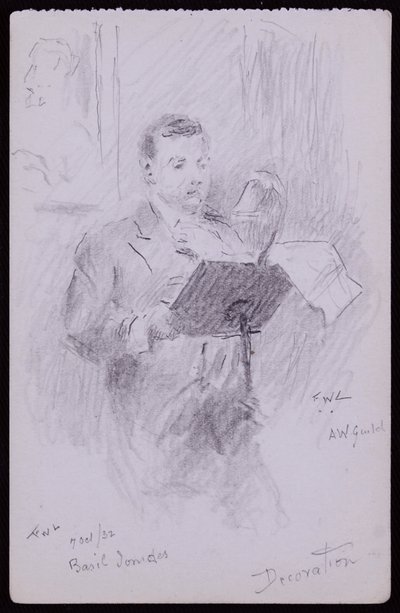 Basil Ionidesin muotokuva tekijältä Francis Wilfred Lawson