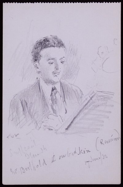 Berthold Lubetkinin muotokuva tekijältä Francis Wilfred Lawson