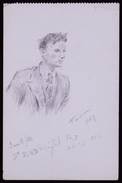 Dr.DWD Wrightin muotokuva tekijältä Francis Wilfred Lawson