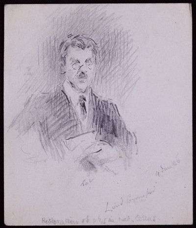 Earl of Crawfordin ja Balcarresin muotokuva tekijältä Francis Wilfred Lawson