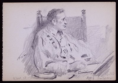 Ernest Jacksonin muotokuva tekijältä Francis Wilfred Lawson