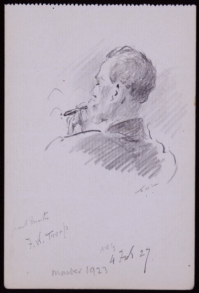 Francis Troupin muotokuva tekijältä Francis Wilfred Lawson