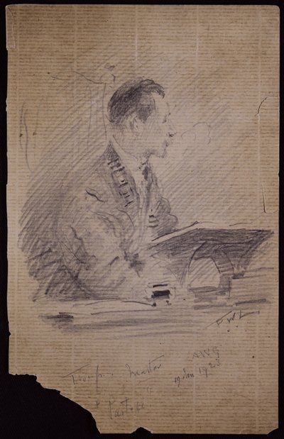 Francis Troupin muotokuva tekijältä Francis Wilfred Lawson