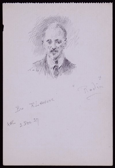 Frederick Lessoren muotokuva tekijältä Francis Wilfred Lawson