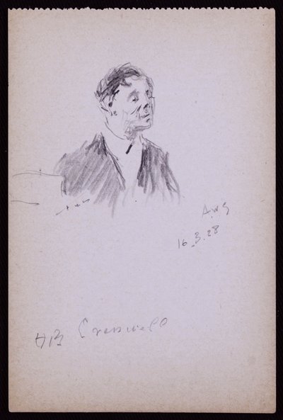 HB Cresswellin muotokuva tekijältä Francis Wilfred Lawson