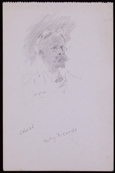 Halsey Ricardon muotokuva tekijältä Francis Wilfred Lawson