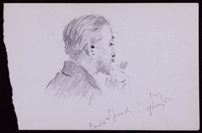 Harold Speedin muotokuva tekijältä Francis Wilfred Lawson