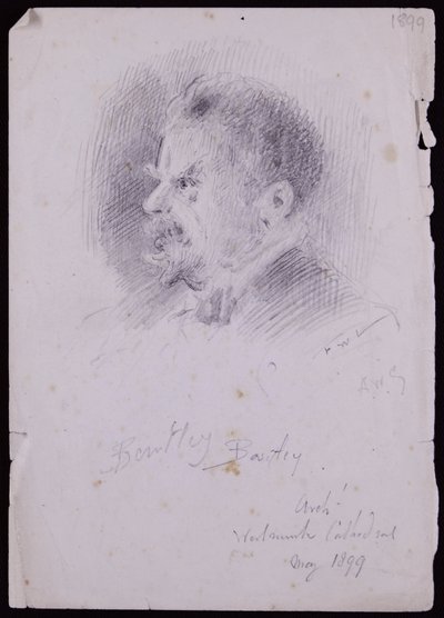 JF Bentleyn muotokuva tekijältä Francis Wilfred Lawson