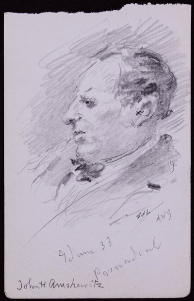 John Amshewitzin muotokuva tekijältä Francis Wilfred Lawson