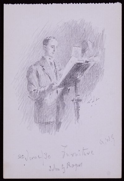 John G Rogersin muotokuva tekijältä Francis Wilfred Lawson
