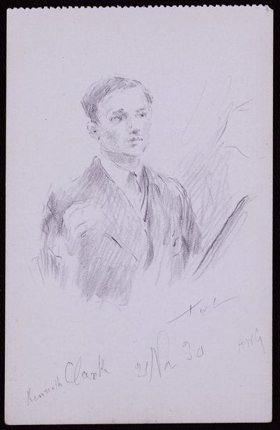Kenneth Clarken muotokuva tekijältä Francis Wilfred Lawson