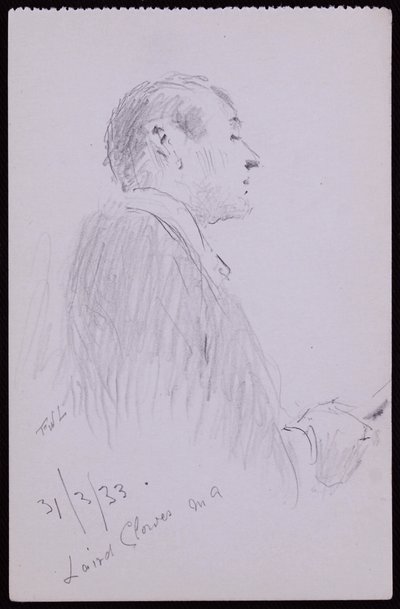 Laird Clowesin muotokuva tekijältä Francis Wilfred Lawson