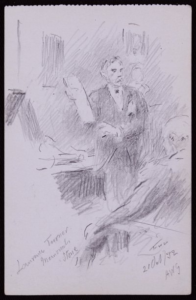 Laurence Turnerin muotokuva tekijältä Francis Wilfred Lawson