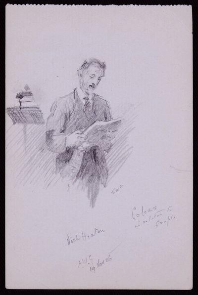 Noel Heatonin muotokuva tekijältä Francis Wilfred Lawson