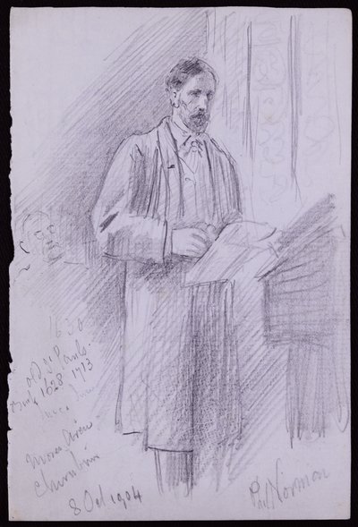 Philip Normanin muotokuva tekijältä Francis Wilfred Lawson