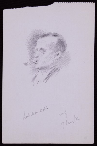 S Nicholson Babbin muotokuva tekijältä Francis Wilfred Lawson