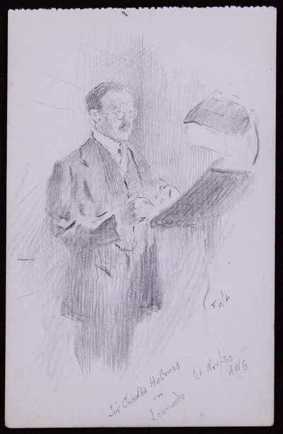 Sir Charles Holmesin muotokuva tekijältä Francis Wilfred Lawson