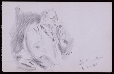 Sir Edwin Lutyensin muotokuva tekijältä Francis Wilfred Lawson