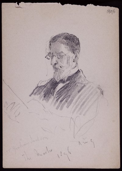 TG Jacksonin muotokuva tekijältä Francis Wilfred Lawson