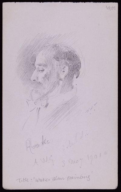 TM Rooken muotokuva tekijältä Francis Wilfred Lawson