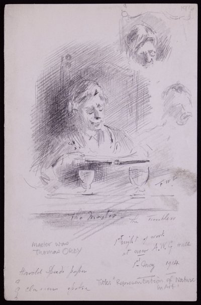 Thomas Okeyn muotokuva tekijältä Francis Wilfred Lawson