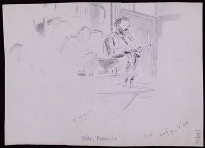Muotokuva William [? Morris tekijältä Francis Wilfred Lawson