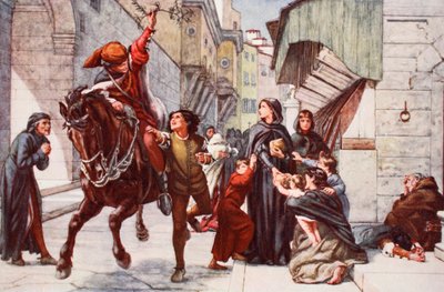 Helpotusta Firenzessä Liigan hyökkäyksen jälkeen tekijältä Francis William Topham