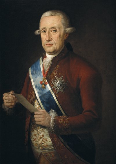 Jose Monino, Floridablancan kreivi, Kaarle III:n ministeri (öljy kankaalle) tekijältä Francisco Folc de Cardona