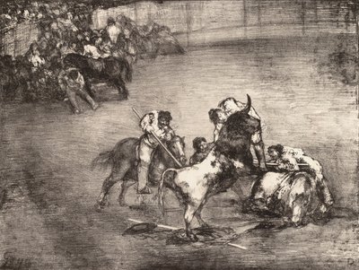 Härän pyytama picador, "Bulls of Bordeaux