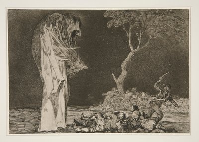 Nonsense of pelko (The Folly of Fear), pl. 2 sananlaskuista tekijältä Francisco de Goya